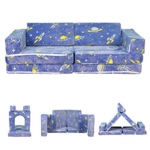 Load image into Gallery viewer, Glowing Modular Kids Play Couch Series