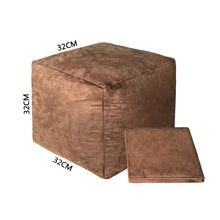 Load image into Gallery viewer, Bean Bag Footstools Foot Rest Storage Solution Pouf