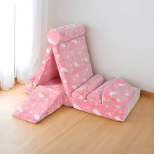 Load image into Gallery viewer, 10PCS Modular Kid Play Couch Toddler & Child Couch with 10 Convertible Pieces HLD077