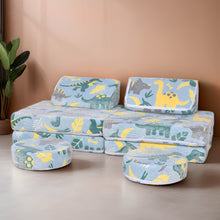 Load image into Gallery viewer, 2024 Newest Kids Couch Sofa, 6 Pcs Modular Toddler Couch, Dinosaur Yellow HLD078