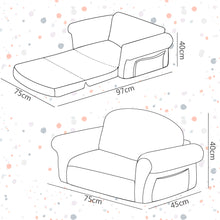 Load image into Gallery viewer, Children's Sofa & Bed Dual Purpose