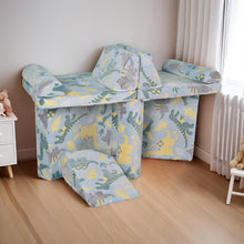 Load image into Gallery viewer, 2024 Newest Kids Couch Sofa, 6 Pcs Modular Toddler Couch, Dinosaur Yellow HLD079