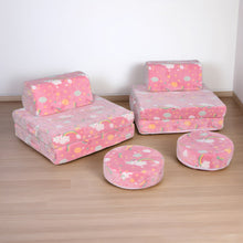 Load image into Gallery viewer, 10PCS Modular Kid Play Couch Toddler & Child Couch with 10 Convertible Pieces HLD076