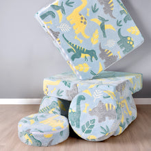 Load image into Gallery viewer, 2024 Newest Kids Couch Sofa, 6 Pcs Modular Toddler Couch, Dinosaur Yellow HLD078