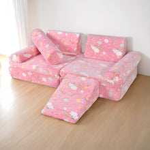 Load image into Gallery viewer, 10PCS Modular Kid Play Couch Toddler & Child Couch with 10 Convertible Pieces HLD077