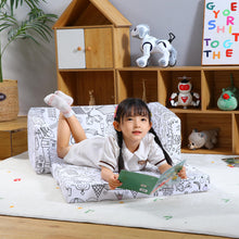 Load image into Gallery viewer, Graffiti Children Folding Sofa