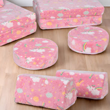 Load image into Gallery viewer, 10PCS Modular Kid Play Couch Toddler & Child Couch with 10 Convertible Pieces HLD076