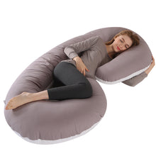 Load image into Gallery viewer, Pregnant woman pillow C-shaped waist support pillow sleeping side pillow Pregnant woman body pillow pillow lactation pillow
