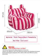 Load image into Gallery viewer, Simple Children Small Lazy Sofa Home Bedroom Leisure Bean Bag Armchair Living Room Small Apartment Reading Sofa