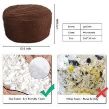 Load image into Gallery viewer, 5FT/6FT/7FT Luxurious Bean Bag Chair(Only Cover, Without Filler)