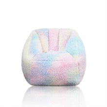 Load image into Gallery viewer, Tie-dyed kids sofa, Fluffy Toddler Chair