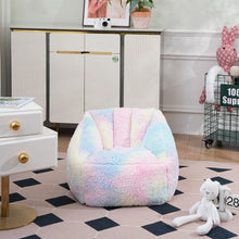 Load image into Gallery viewer, Tie-dyed kids sofa, Fluffy Toddler Chair