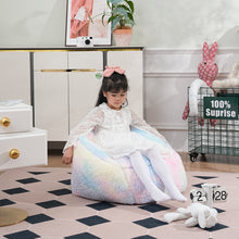 Load image into Gallery viewer, Tie-dyed kids sofa, Fluffy Toddler Chair