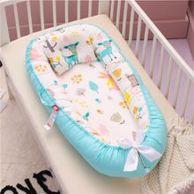 Load image into Gallery viewer, Baby Sleeping Nest Bed100% Soft Cotton Newborn Lounger Portable Crib Suitable Baby nest