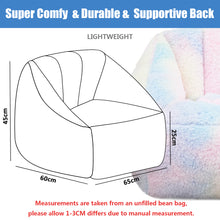 Load image into Gallery viewer, Tie-dyed kids sofa, Fluffy Toddler Chair