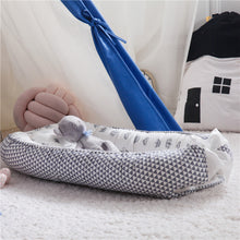Load image into Gallery viewer, Baby Sleeping Nest Bed100% Soft Cotton Newborn Lounger Portable Crib Suitable Baby nest