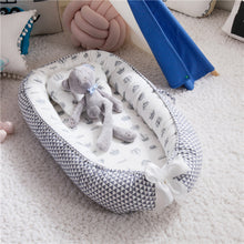 Load image into Gallery viewer, Baby Sleeping Nest Bed100% Soft Cotton Newborn Lounger Portable Crib Suitable Baby nest