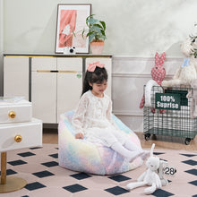 Load image into Gallery viewer, Tie-dyed kids sofa, Fluffy Toddler Chair
