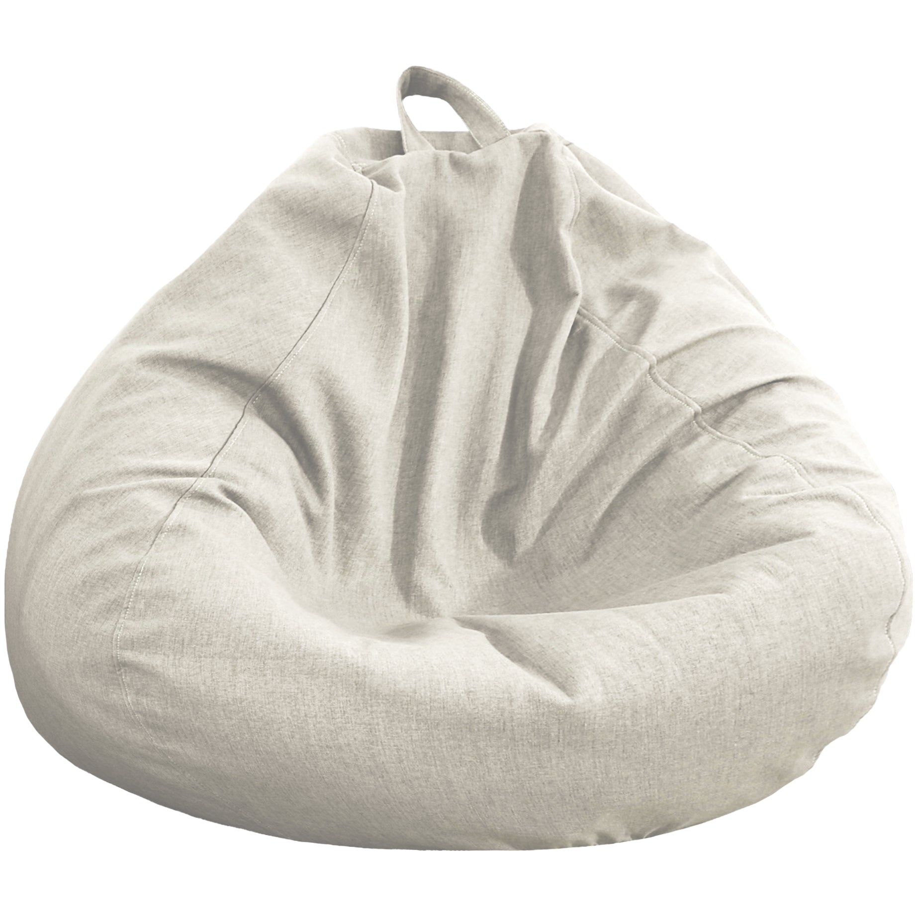 Wayfair  Grey Scratch/Tear Resistant Bean Bag Chairs You'll Love